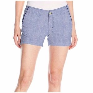 Size 14 Columbia Solar Fade Shorts Blue Anchors
